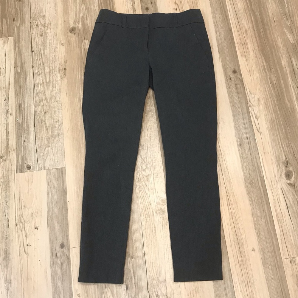 Ann Taylor Loft gray cropped dress pants 2 - Picture 3 of 8
